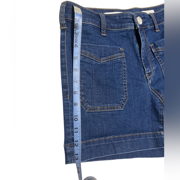 Anthropologie Blue Jean Shorts - Picture 10 of 14